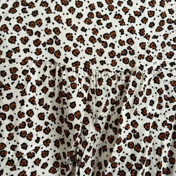 Zara Girls Animal Print Button Down Shirt 13-14 - Picture 2 of 4